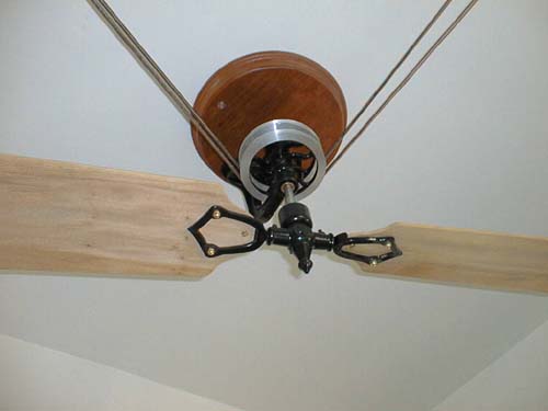 Woolen Mill Fan Company Vintage Fans, Diy Belt Driven Ceiling Fan